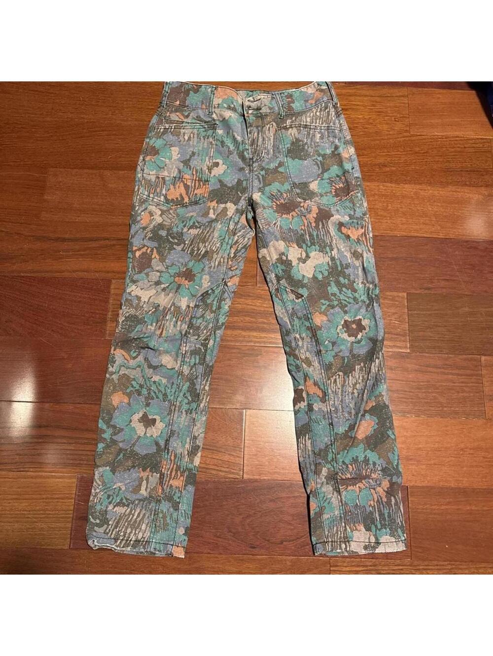 Women's Multi and Green Jeans